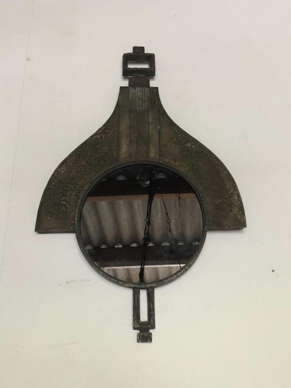 Miroir italien en fer . Travail signé . Vers 1960 